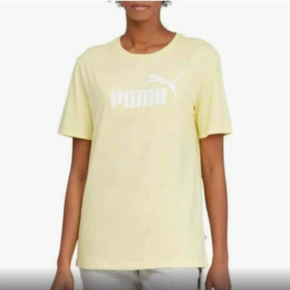 Puma Boyfriend Logo Tee Women's Size Small Athletic Activewear Gym Workout‎ Run
